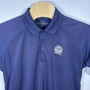 Greg Norman Play Dry Navy Blue 2008 90th PGA Championship Oakland Hills Polo L
